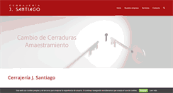 Desktop Screenshot of cerrajeriajsantiago.com