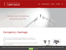 Tablet Screenshot of cerrajeriajsantiago.com